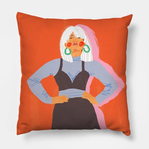 Female Power Pillow by Gigi Rosado