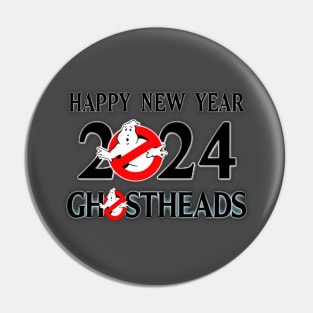 Happy New Year Ghostbusters Pin