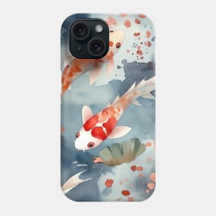 Koi fish in the pond. Phone Case