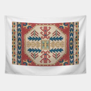 Turkish Kilim Textured Pattern Tapestry