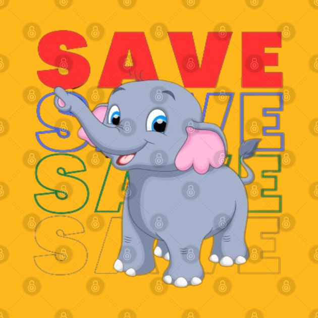 Save Elephant by Jerry the Artist