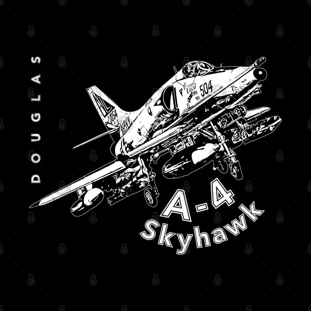 Douglas A-4 Skyhawk by aeroloversclothing