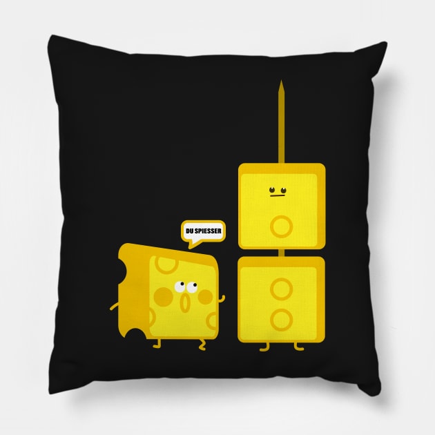 Cheese and skewer Pillow by spontania