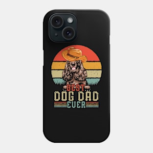 Vintage Best Dog Dad Ever Retro Headband Funny Father's Day Phone Case