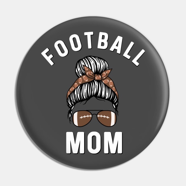 Football mom Pin by Spearhead Ink