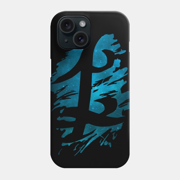 Shadowhunters rune / The mortal instruments - Parabatai rune brush strokes background (green galaxy) - Alec and Jace - best friend gift Phone Case by Vane22april