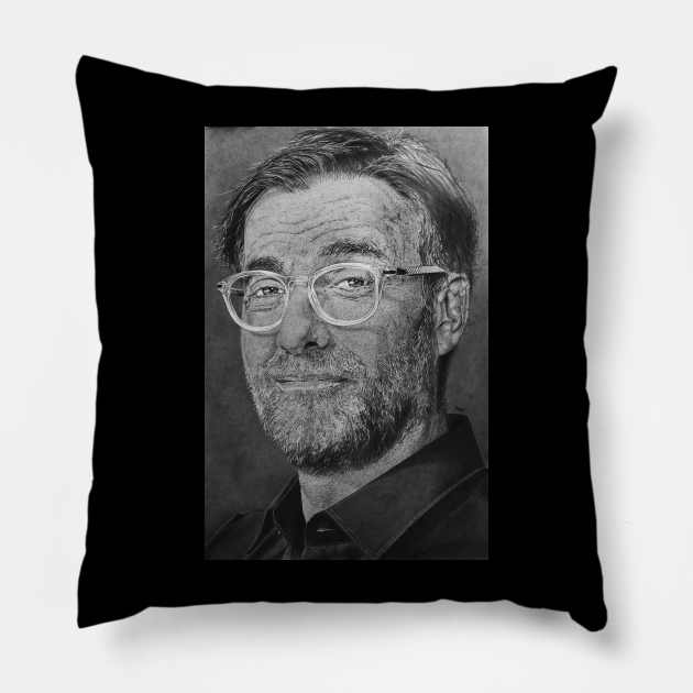 Jurgen Klopp Pillow by tepy 