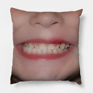 Funny face Mask Smiley mouth |Funny Face Mask | Smile Face Mask for kid | child Face Mask | Funny Face Mask for kid | smile mouth mask Pillow