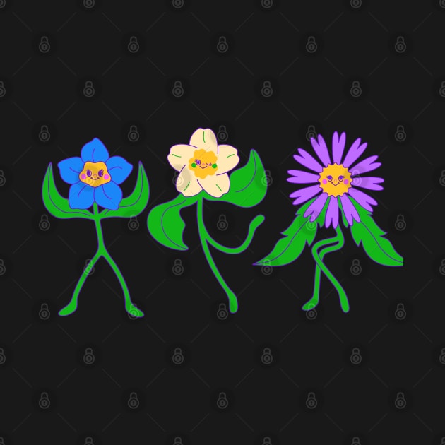 flowers dancing , Plant Lover, nature, fresh by twitaadesign