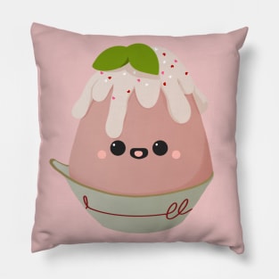 Cute little dark pink Kakigõri Pillow