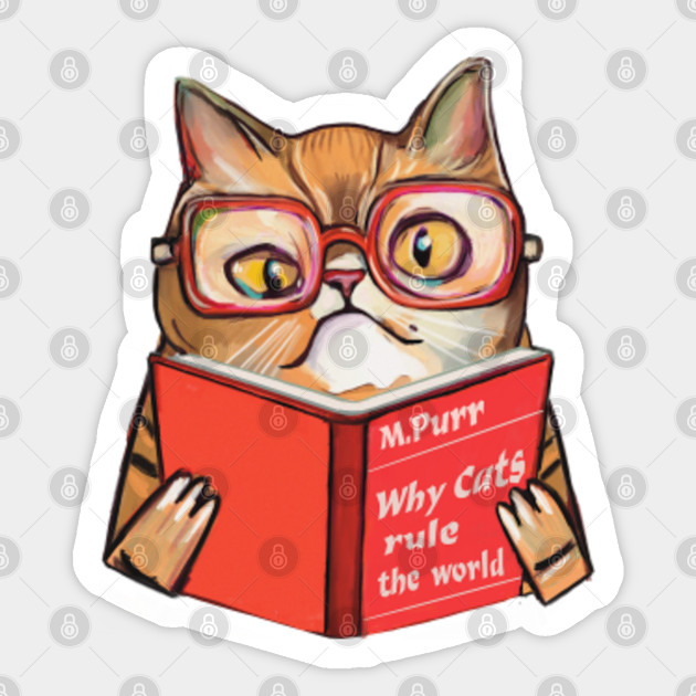 Why Cats Rule The World Cat Scientists Reading The Book Cat
