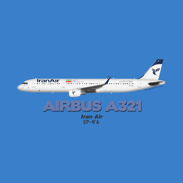 Airbus A321 - Iran Air by TheArtofFlying