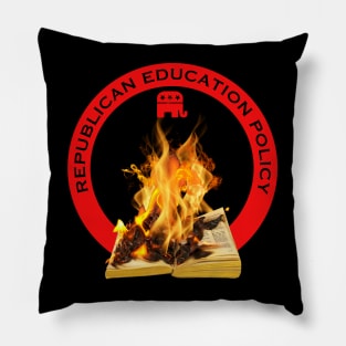 Republican Education Policy Pillow