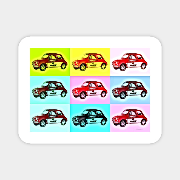 Pop Car - icons Magnet by tonyleone