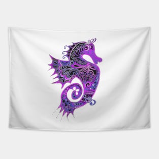 Purple Seahorse Play Tapestry