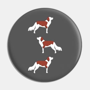 Triple Kooiker Dogs Pin