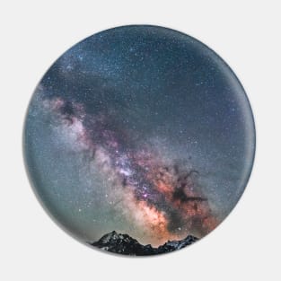 Clear night sky with bright stars Pin