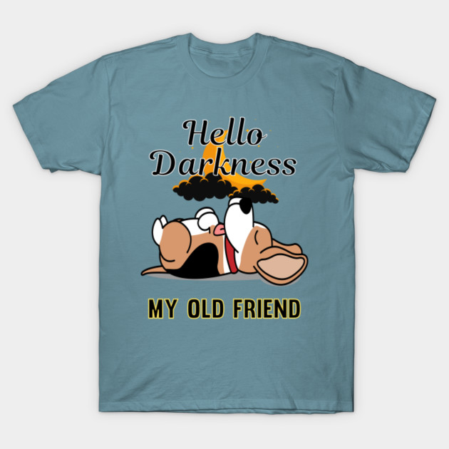 Discover Hello Darkness My Old Friend Beagle 14 - Beagle - T-Shirt