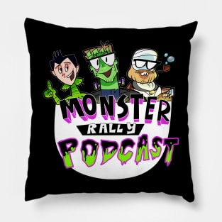 Monster Rally Podcast Logo Pillow