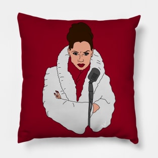 The Christmas Diva, Ebony Scrooge Pillow