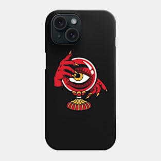 Devil crystalball eye Phone Case