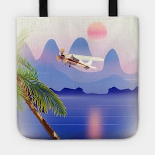 Beautiful Tropical landscape Tote