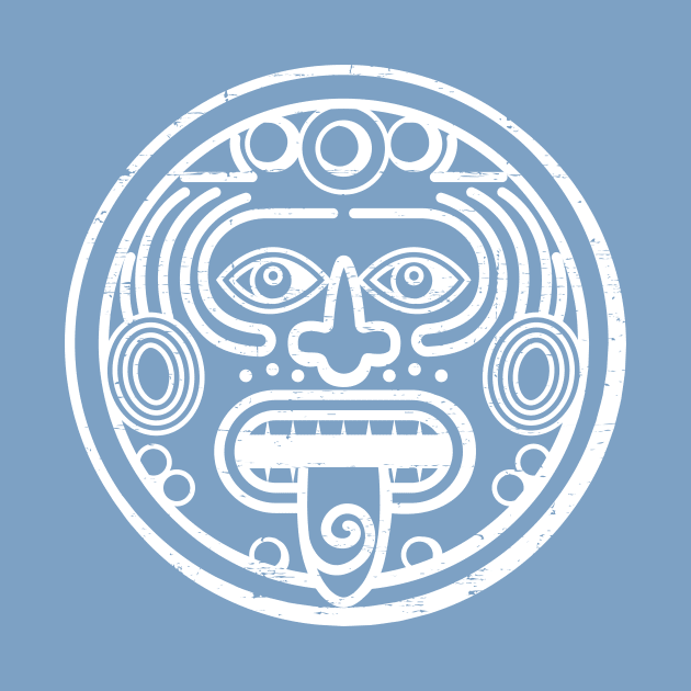 Mayan symbol - indigenous art by verde