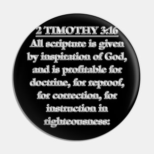 2 Timothy 3:16 KJV Pin