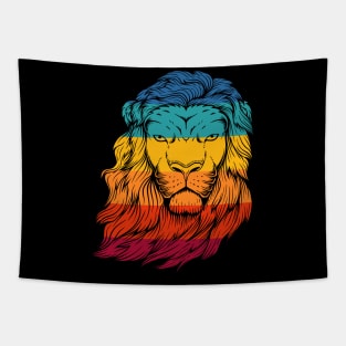 Vintage Lion Head Tapestry