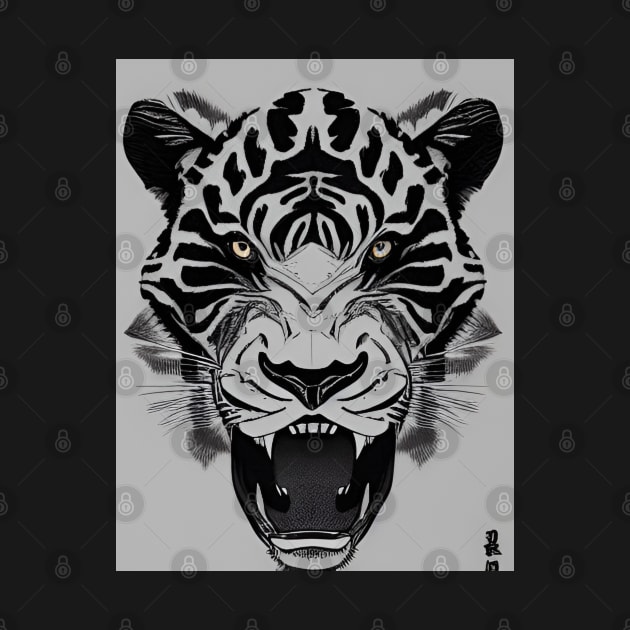 Zebra Tiger Design by PrintDrapes