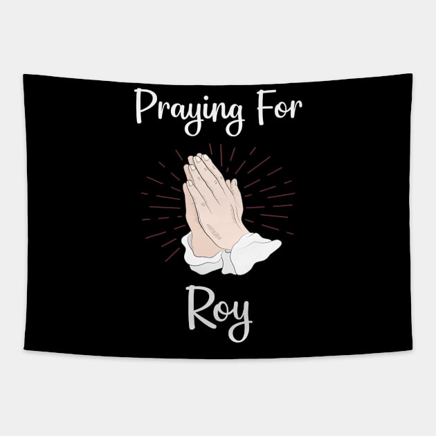 Praying For Roy Tapestry by blakelan128