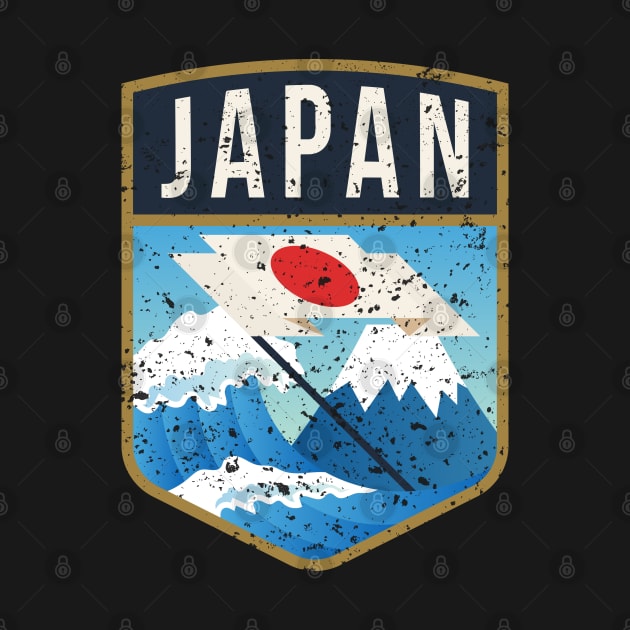 Japan Nature Emblem by Mandra