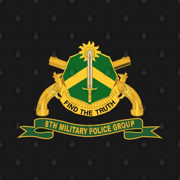 8th Military Police Group with MP Branch and Ribbon by twix123844