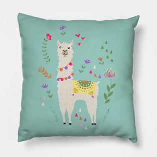 Festive Llama Pillow