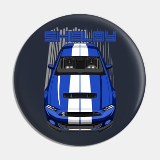 Shelby GT500 S197 - Blue & White Pin