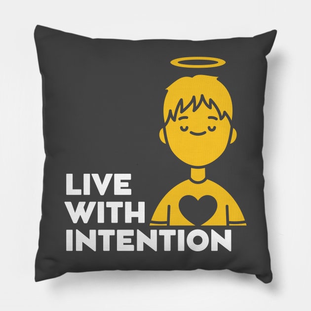 Live With Intention Pillow by Truly