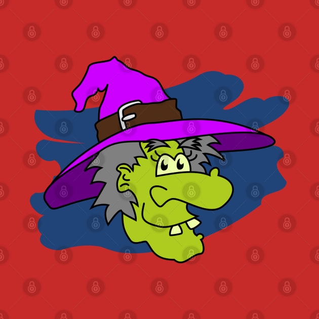 Halloween Scary Old Witch by holidaystore