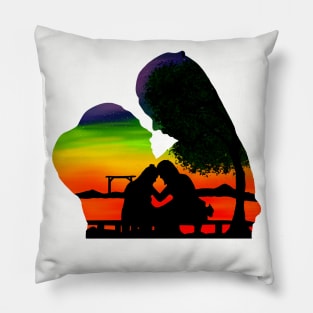 Wayhaught Double Exposure Wynonna Earp Pillow