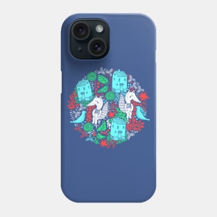 Christmas Foxes Phone Case