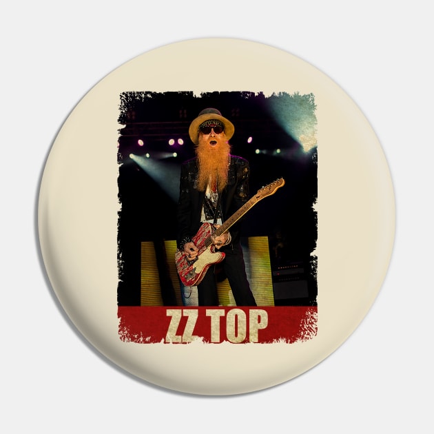 ZZ Top - New RETRO STYLE Pin by FREEDOM FIGHTER PROD