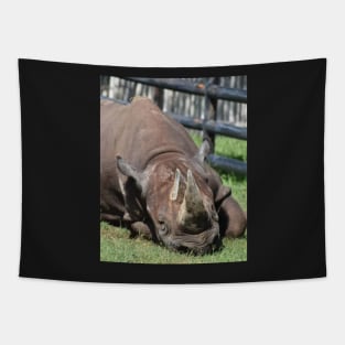 Black Rhino Tapestry