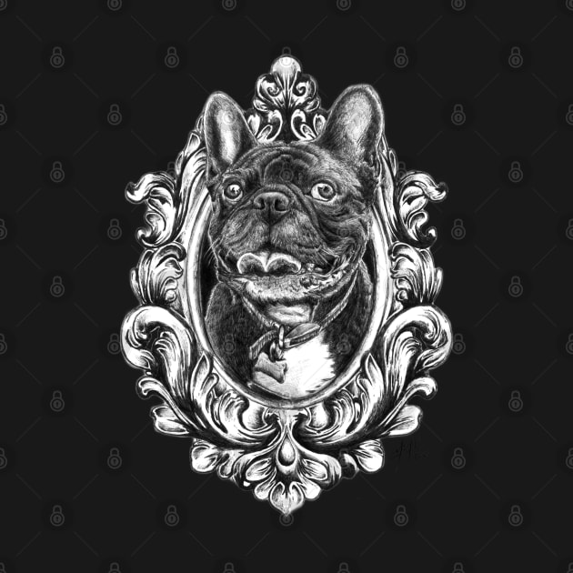 Framed frenchie DK by Neyc Design