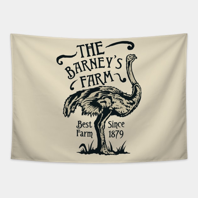 Barney's Farm Tapestry by RadCoolguy