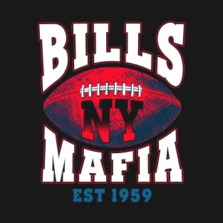 Bills NY Mafia Football T-Shirt