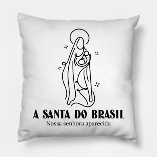 Our Lady of Aparecida (Nossa Senhora da Conceição Aparecida) 13B Pillow