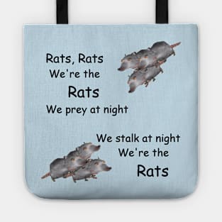 Rat Movie We're The Rats Shirt (And Other) Tote