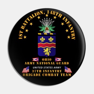 1st Bn 148th Infantry - OHANG w Flags Pin