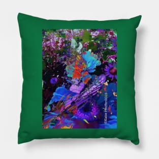 Abstract Butterfly Flower Photo Pillow