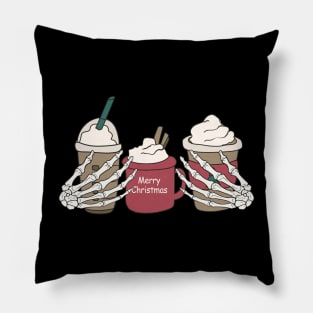 "Merry Christmas" Coffee Lovers Pillow