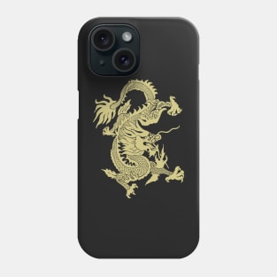 Gold Chinese dragon Phone Case